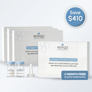 Noviqo™ – Anti-Wrinkle Nano-Silk Collagen Renewal System (3+1-Month Supply)